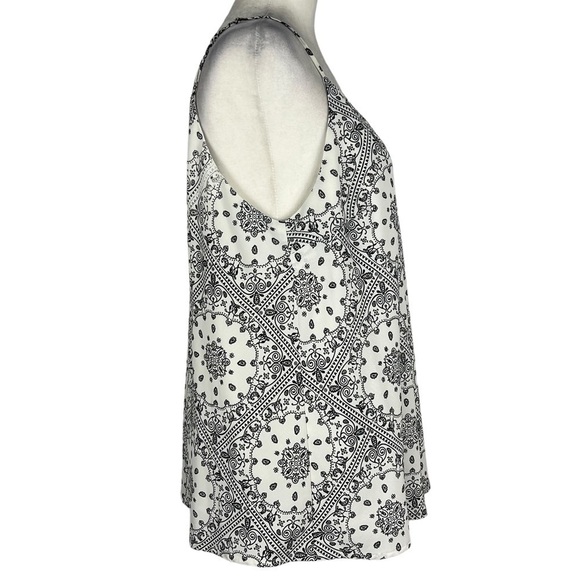 Olivia GREY SPAGHETTI STRAP TUNIC FLORAL‎ PATTERNED TOP - Picture 10 of 13